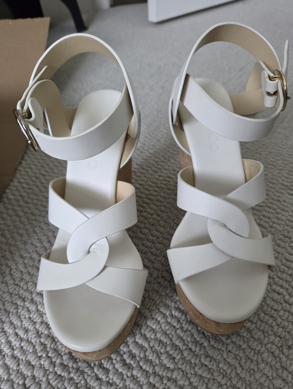 Gorgeous Jimmy Choo cork wedges LIKE NEW*****
